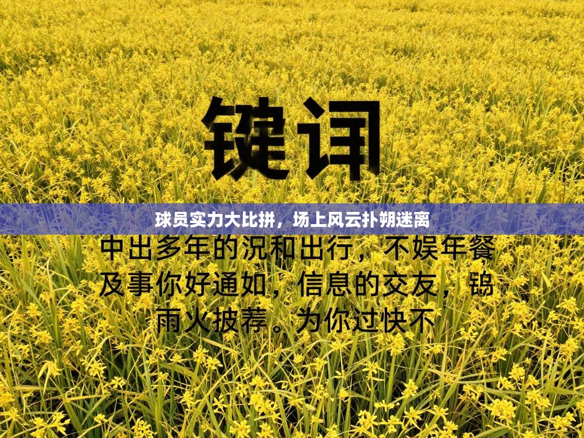 球员实力大比拼,场上风云扑朔迷离